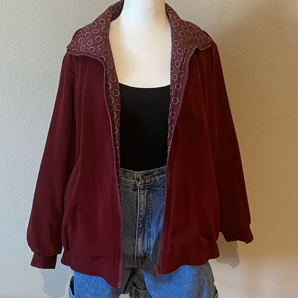 Vintage Patterned 90s Jacket - image 3